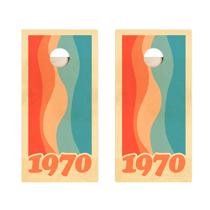 1970 Graphic Star Cornhole Boards