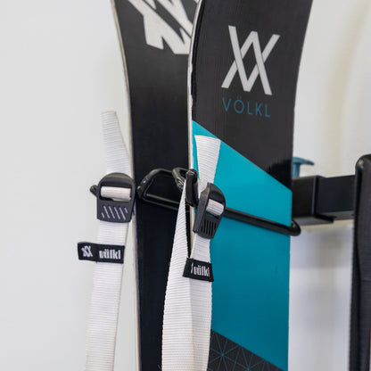Lone Peak Ski + Shelf | Adjustable Wall Storage System | Holds 5 Pairs of Skis
