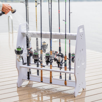 Marlin Fishing Rod Storage Stand | Holds up to 24 Rods