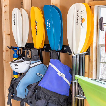 Laurel Lake Paddle Storage Rack | Holds 16 Paddles