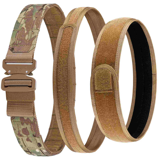Tactical MOLLE Battle Belt with Quick Release Buckle