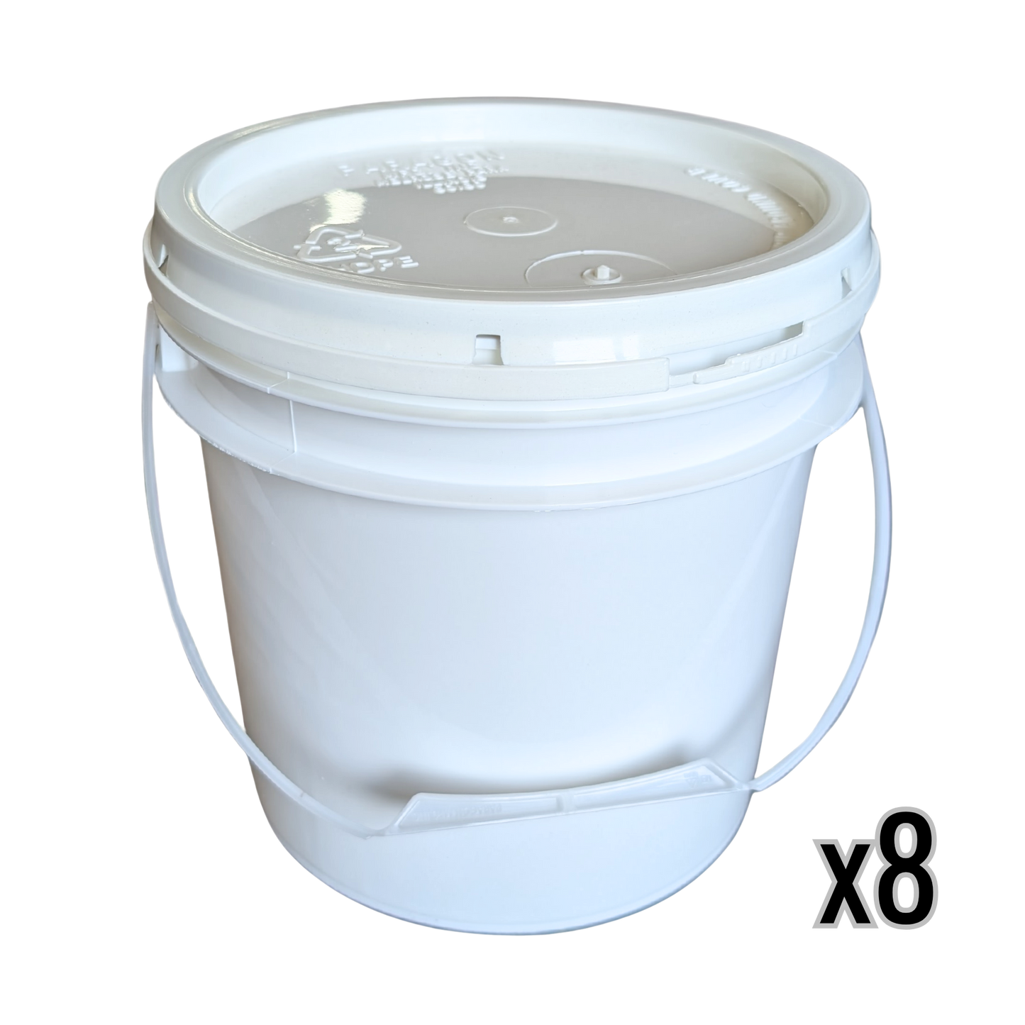 1 Gallon Round Bucket and Lid with Gasket