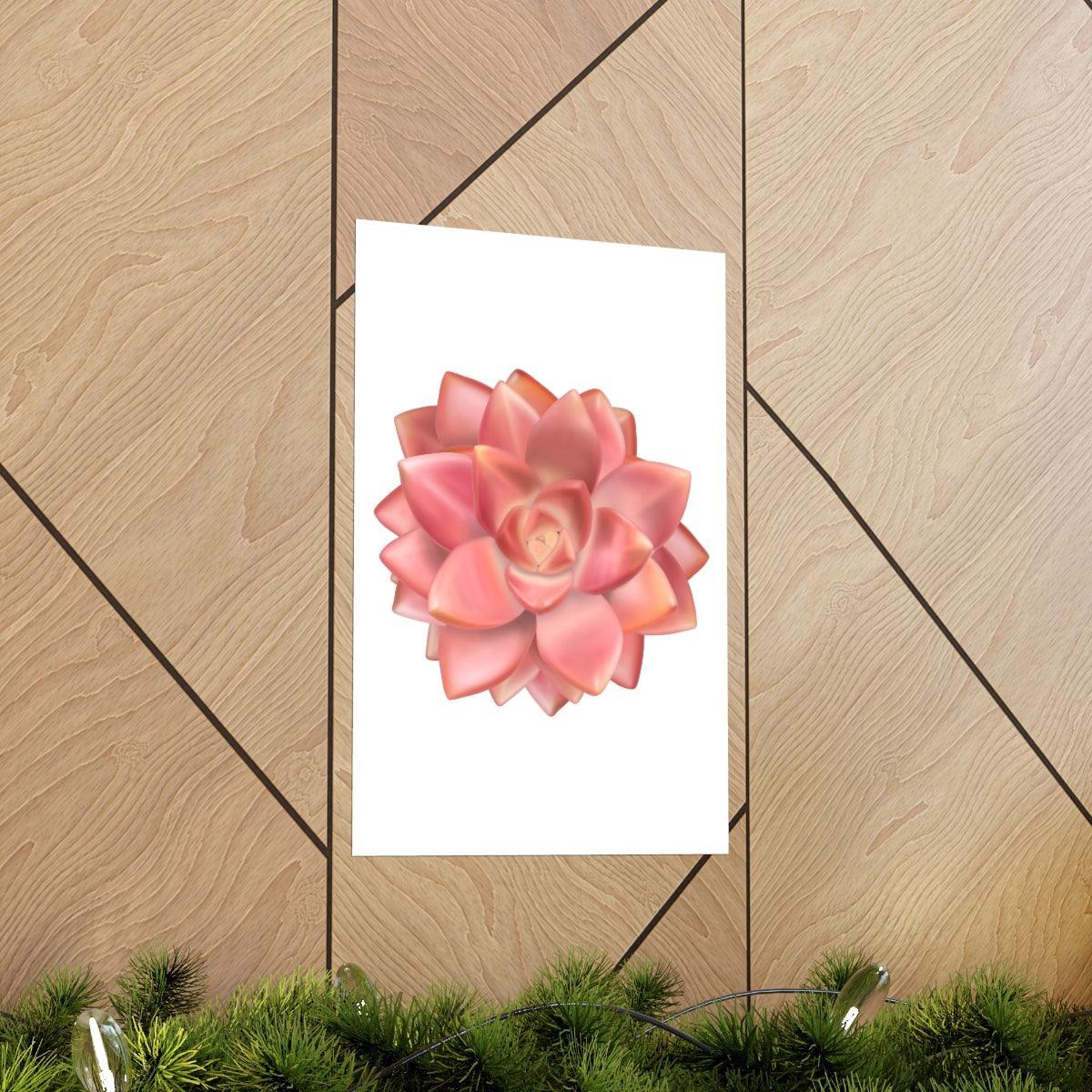 Graptosedum California Sunset Succulent Botanical Print – Unframed Wall Art