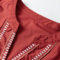 Andie Trim Flutter Sleeve Blouse