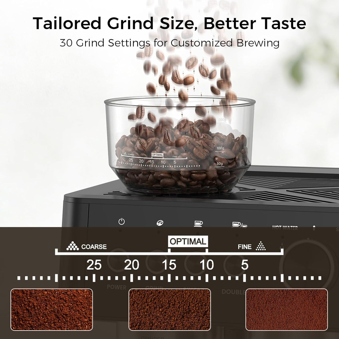 20 Bar Espresso Machines with Grinde CM8031