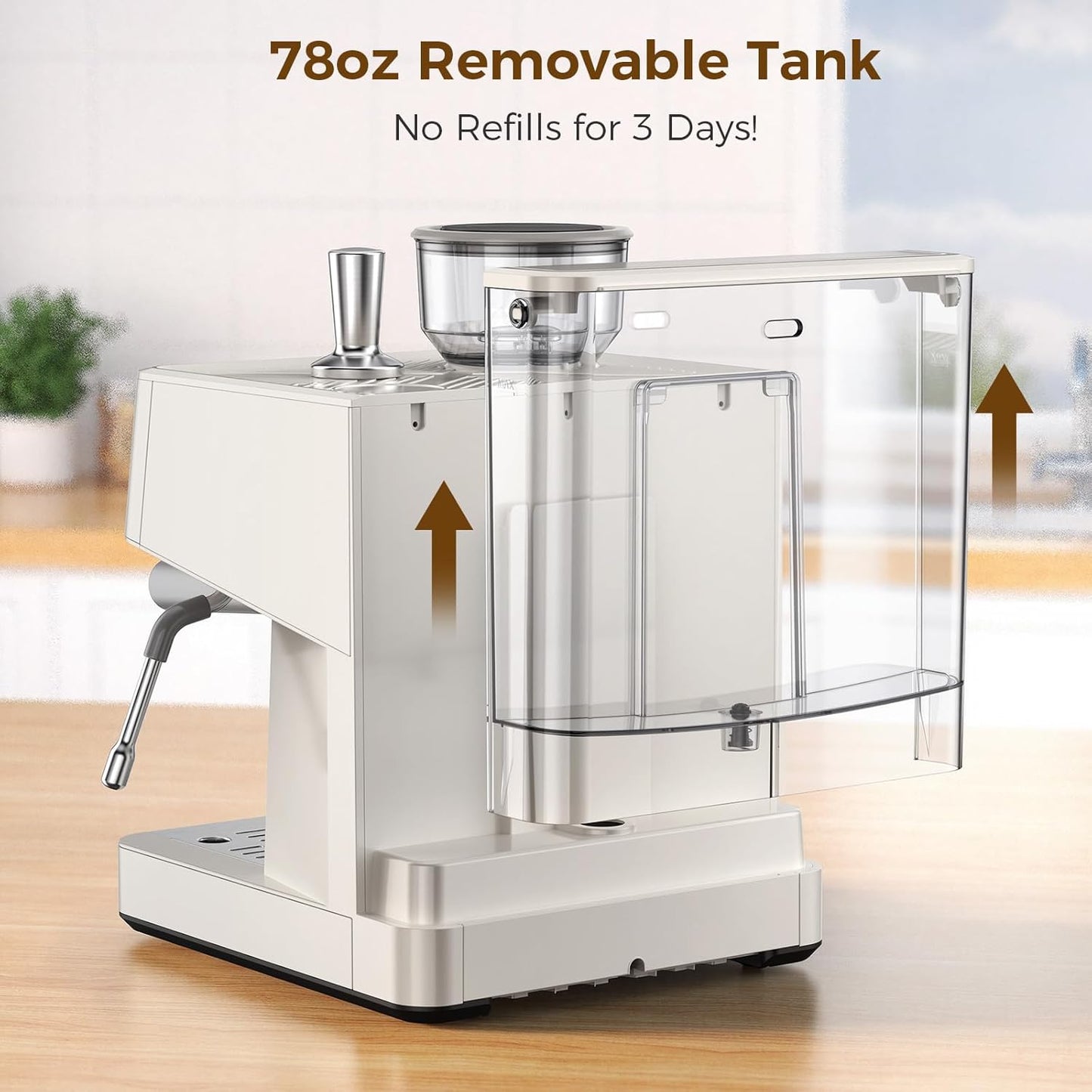 20 Bar Espresso Machines with Grinde CM8031