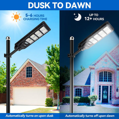 4 Pack Solar Parking lot lights (bracket included)