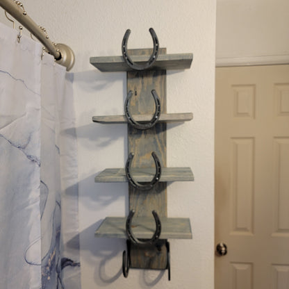 The Wash-House Rack: Heritage Bathroom Towel Organizer