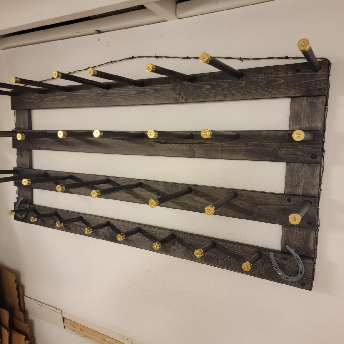 The 12-Hatter: Horizontal Wall-Hanging Western Organization