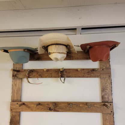 The Vertical Heavyweight: 3 Cowboy Hats + 13 Ball Caps