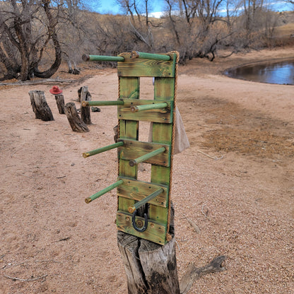 The 4-Hatter: Vertical Wall-Hanging Western Organization