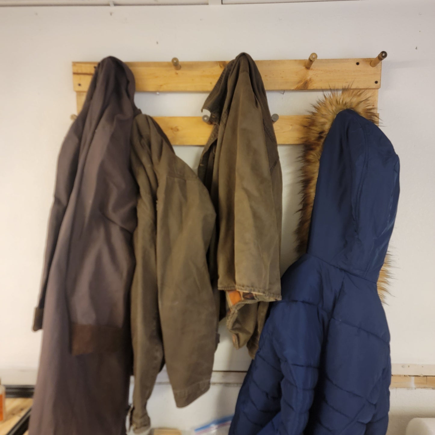 The Trail Boss: 9-Space Wall-Mounted Heritage Coat Rack