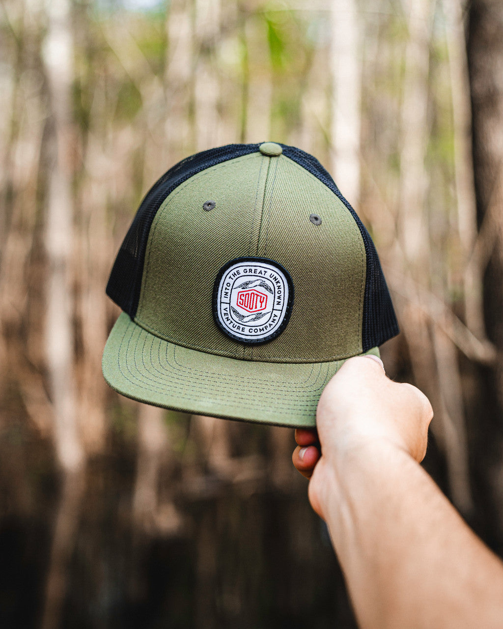 DESTINATION UNKNOWN PATCH LODEN HAT