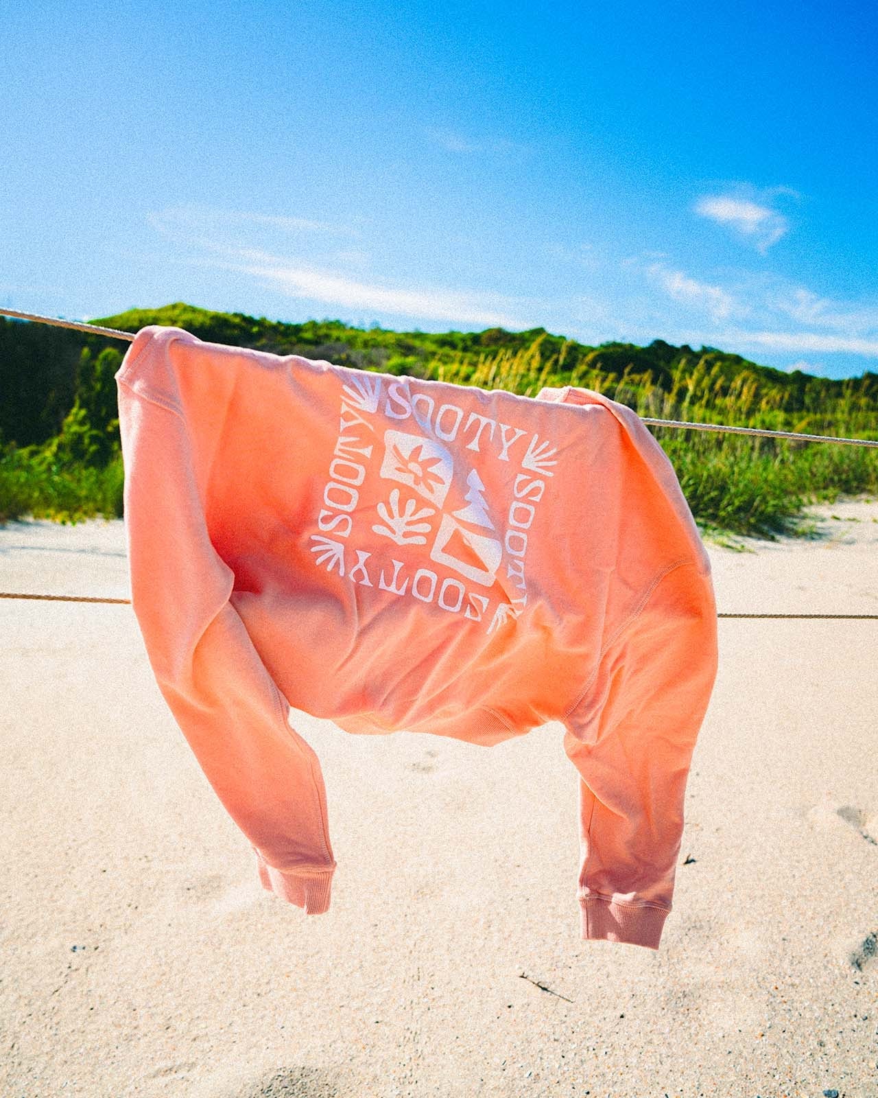 Land And Sea Crop Crew Sweatshirt