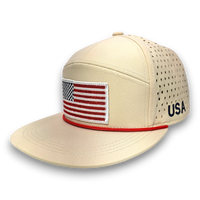 Premium USA Mesh Cap Flat-Bill Snapback