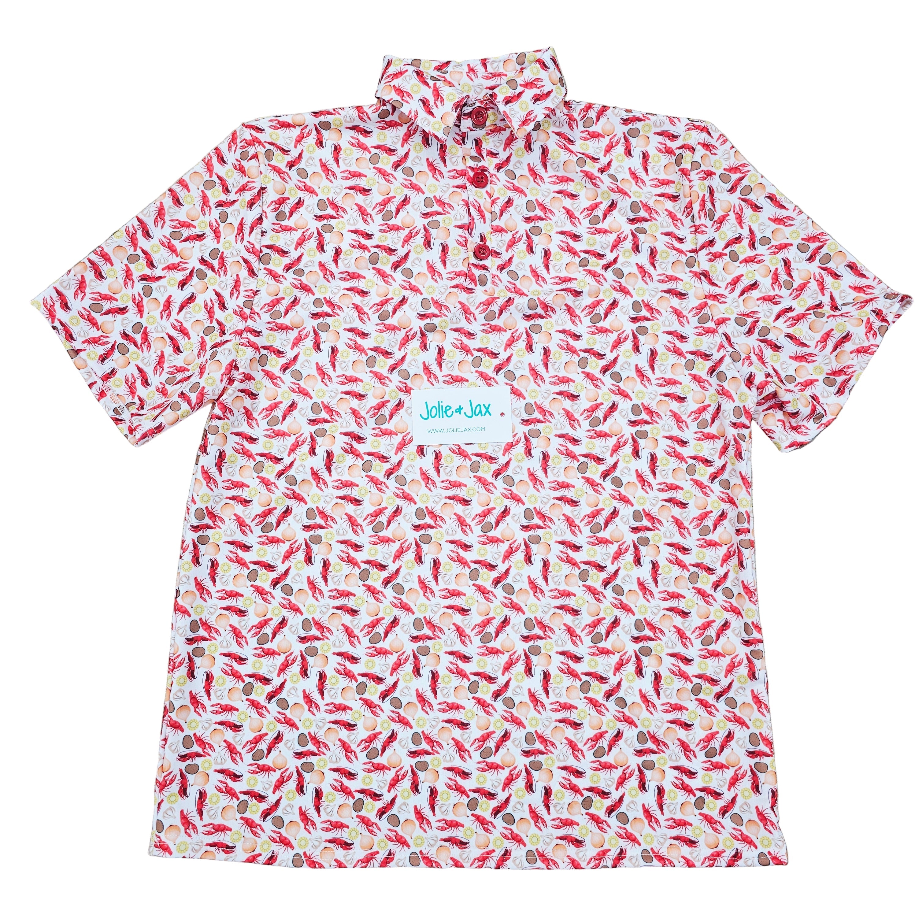 Crawfish Boil Adult Polo Shirt
