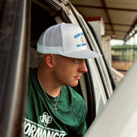 Cotton Top Flat Bill White