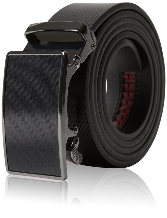 Genuine Leather Ratchet Belt – No Holes, Custom Fit