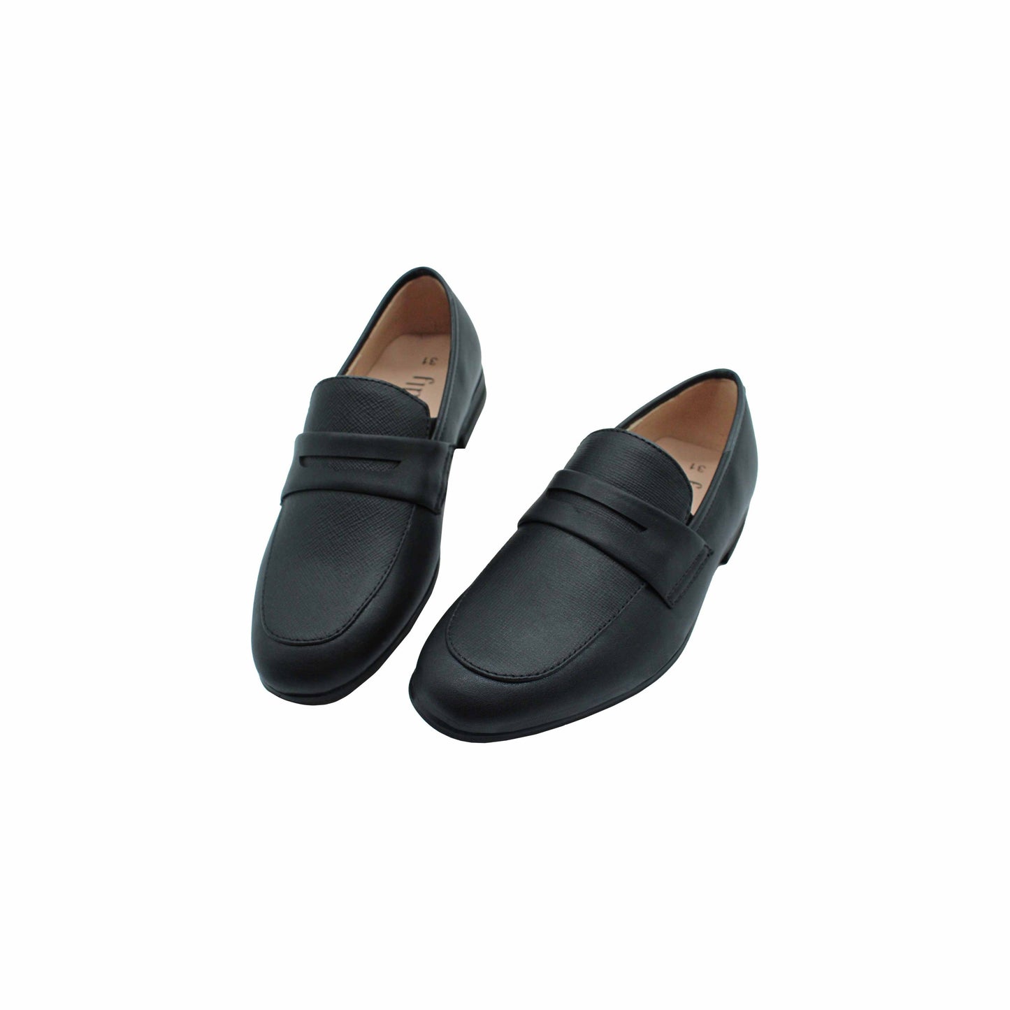 Black Designed Leather
