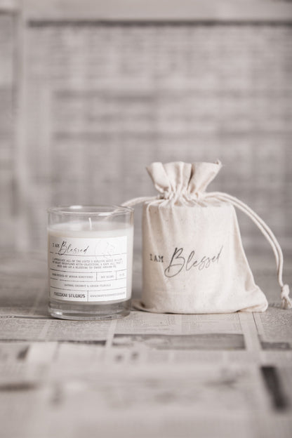 I AM Blessed 7.5 oz Candle