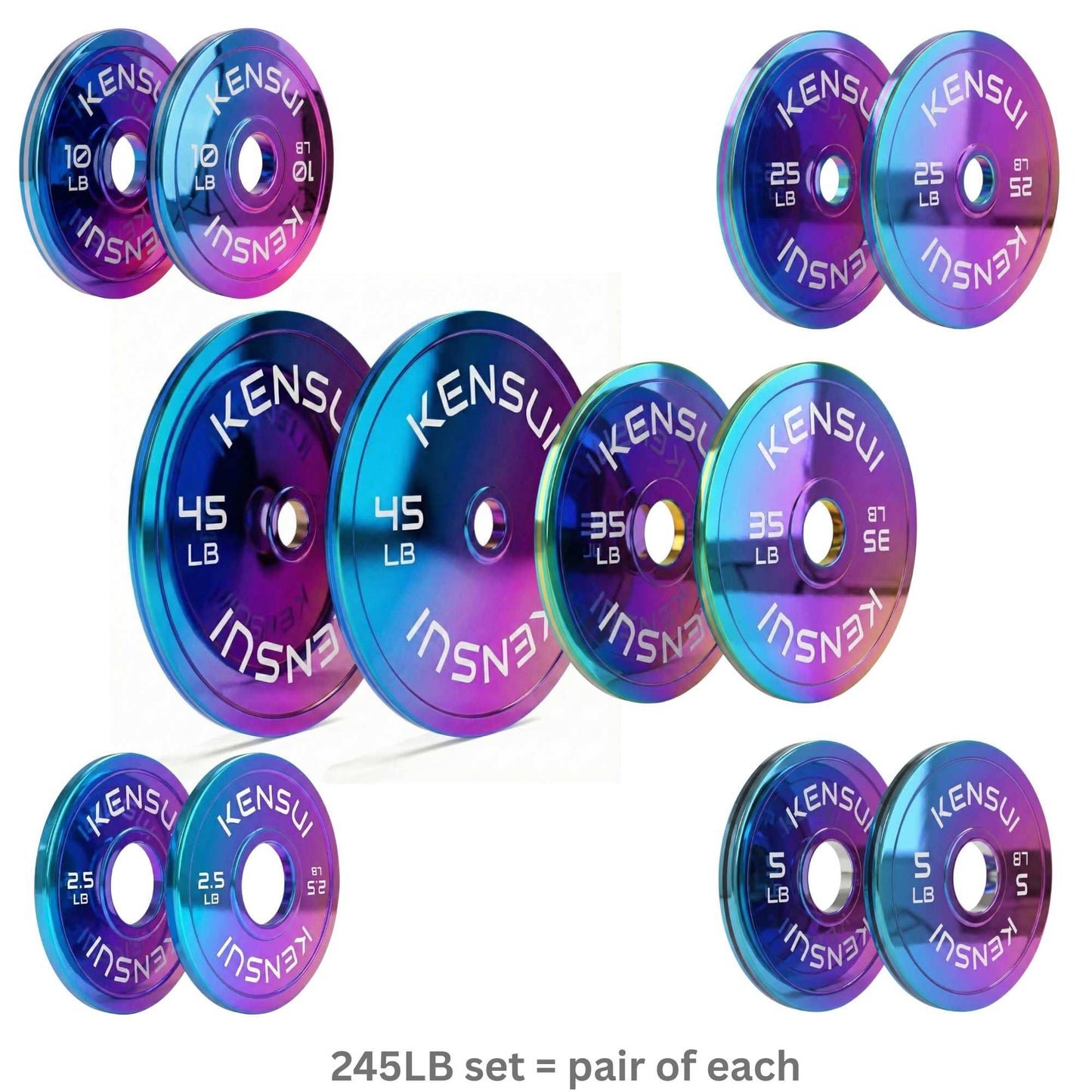 CHROMAFORGE™ Calibrated Weight Plates (LBS)