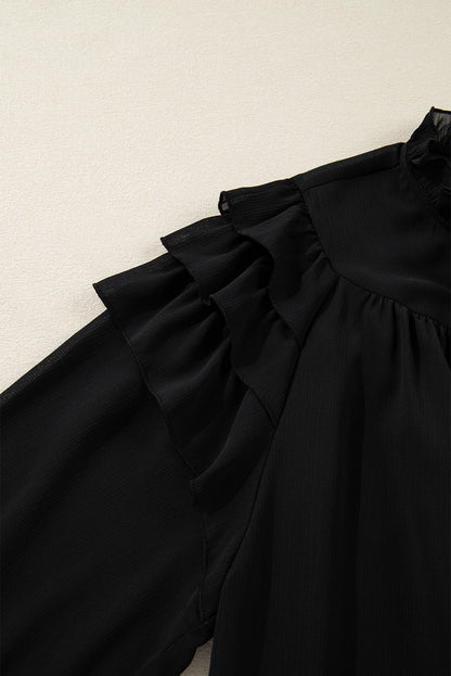 Jaycee Sleeve Chiffon Elegant PLUS Shirt