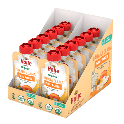 Holle Organic Banana Llama - Fruit Purée Pouches