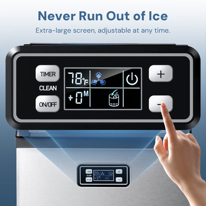 265LBS Freestanding Commercial Ice Maker
