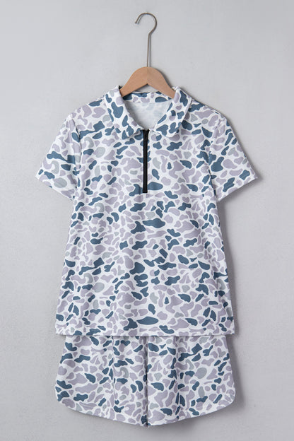 Reyna Polo Collar Lounge Set
