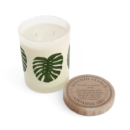 Monstera Soy Candle 11 oz – Three Scent Options