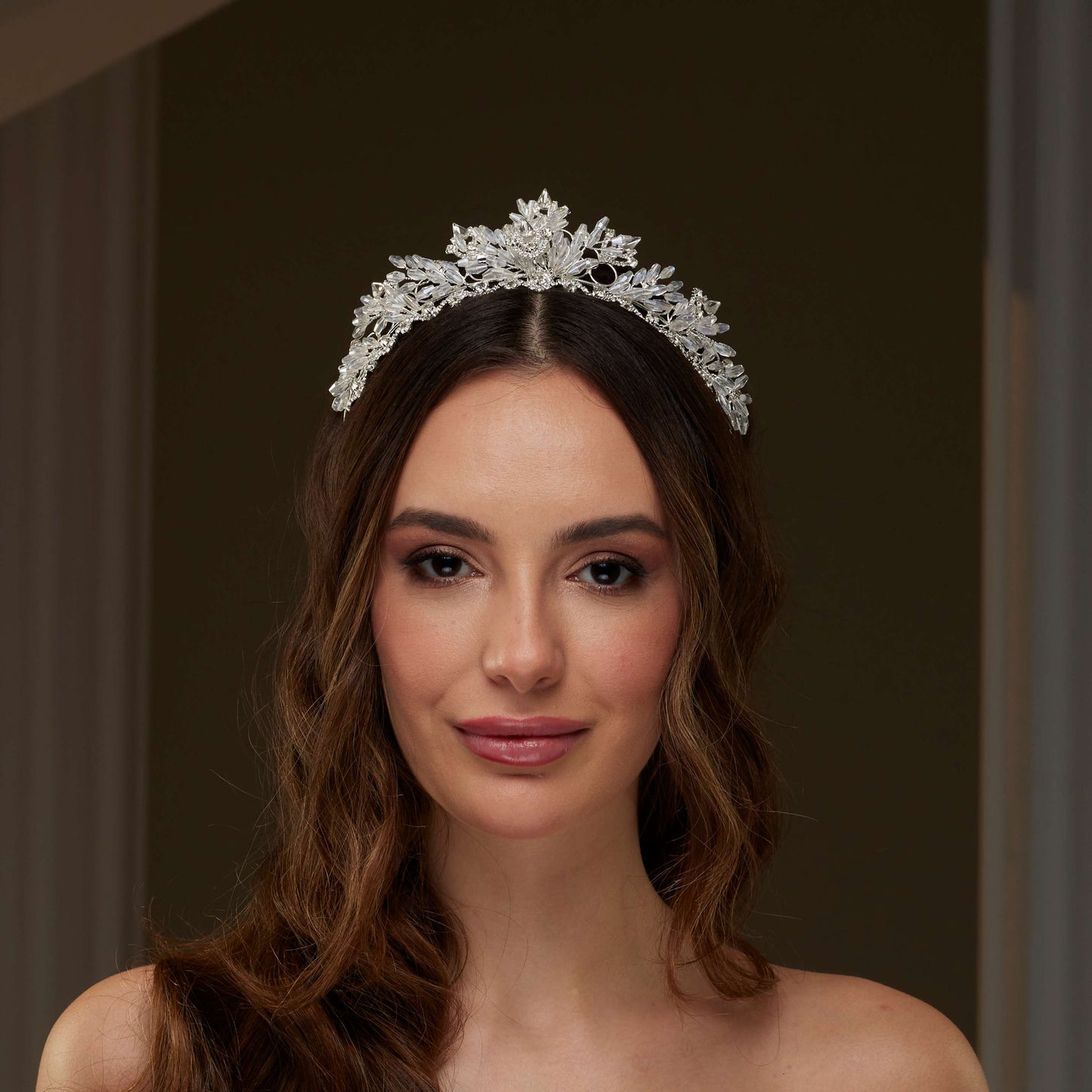 Elegant Crystal Wedding Tiara