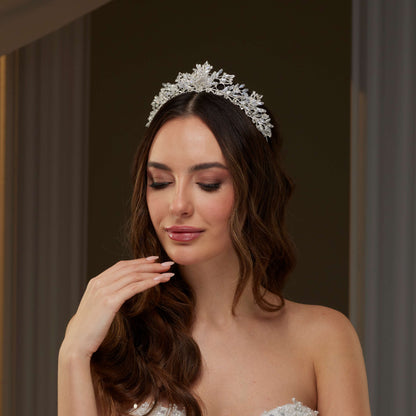 Elegant Crystal Wedding Tiara