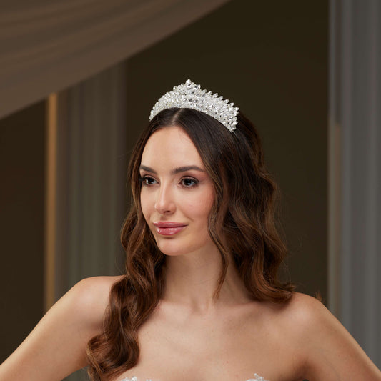 Crystal & Rhinestone Shiny Tiara