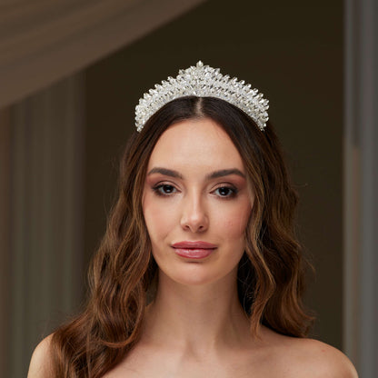 Crystal & Rhinestone Shiny Tiara