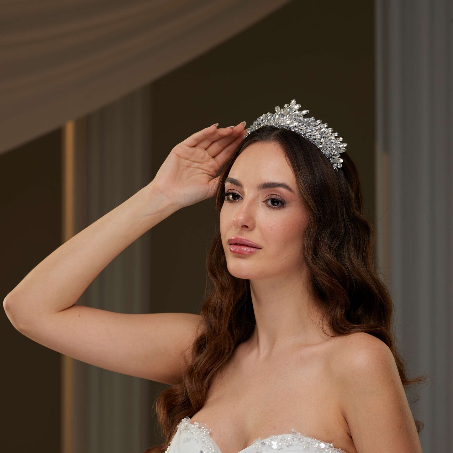 Crystal & Rhinestone  Tiara