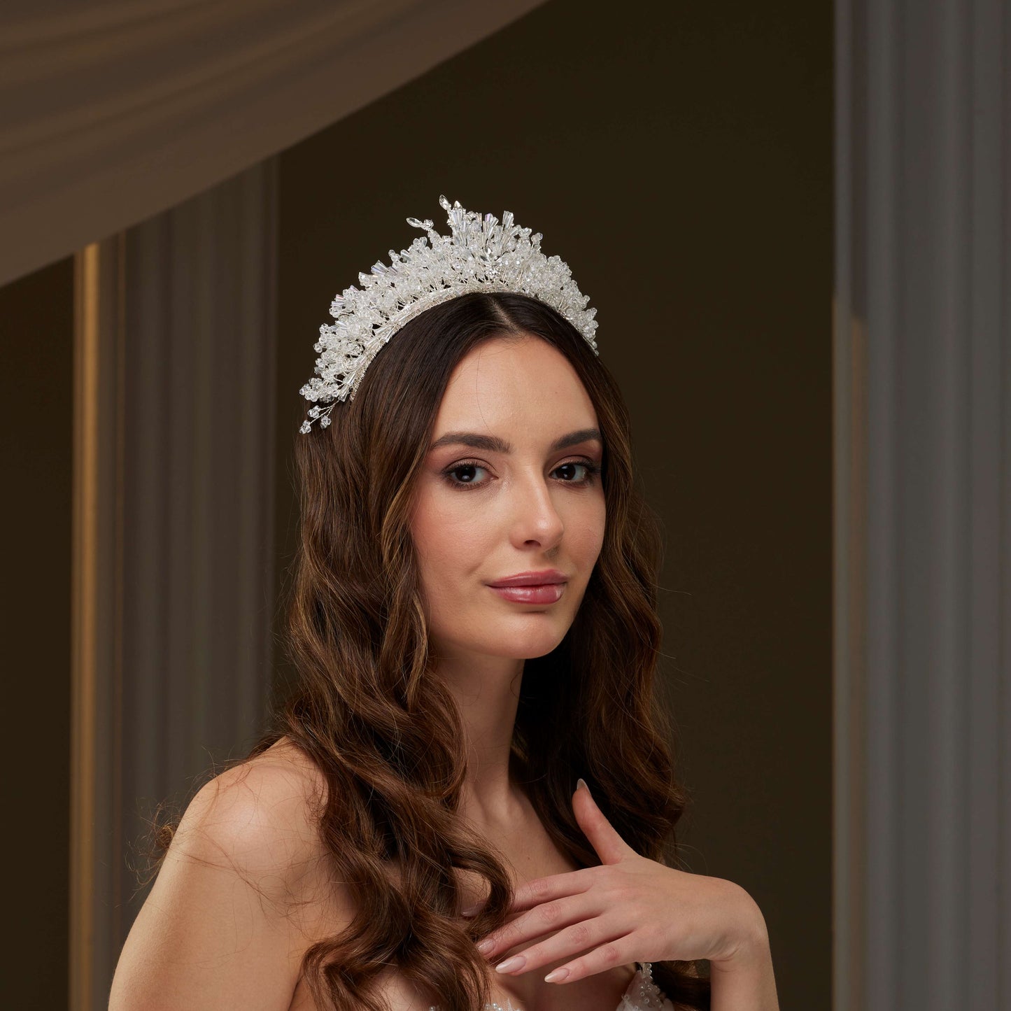 Elegant Crystal Bridal Tiara