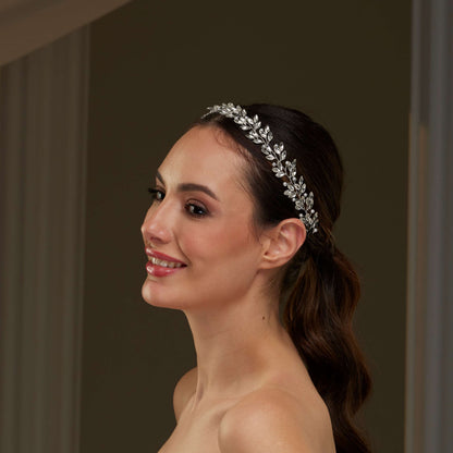 Crystal and Pearl  Hair Vine