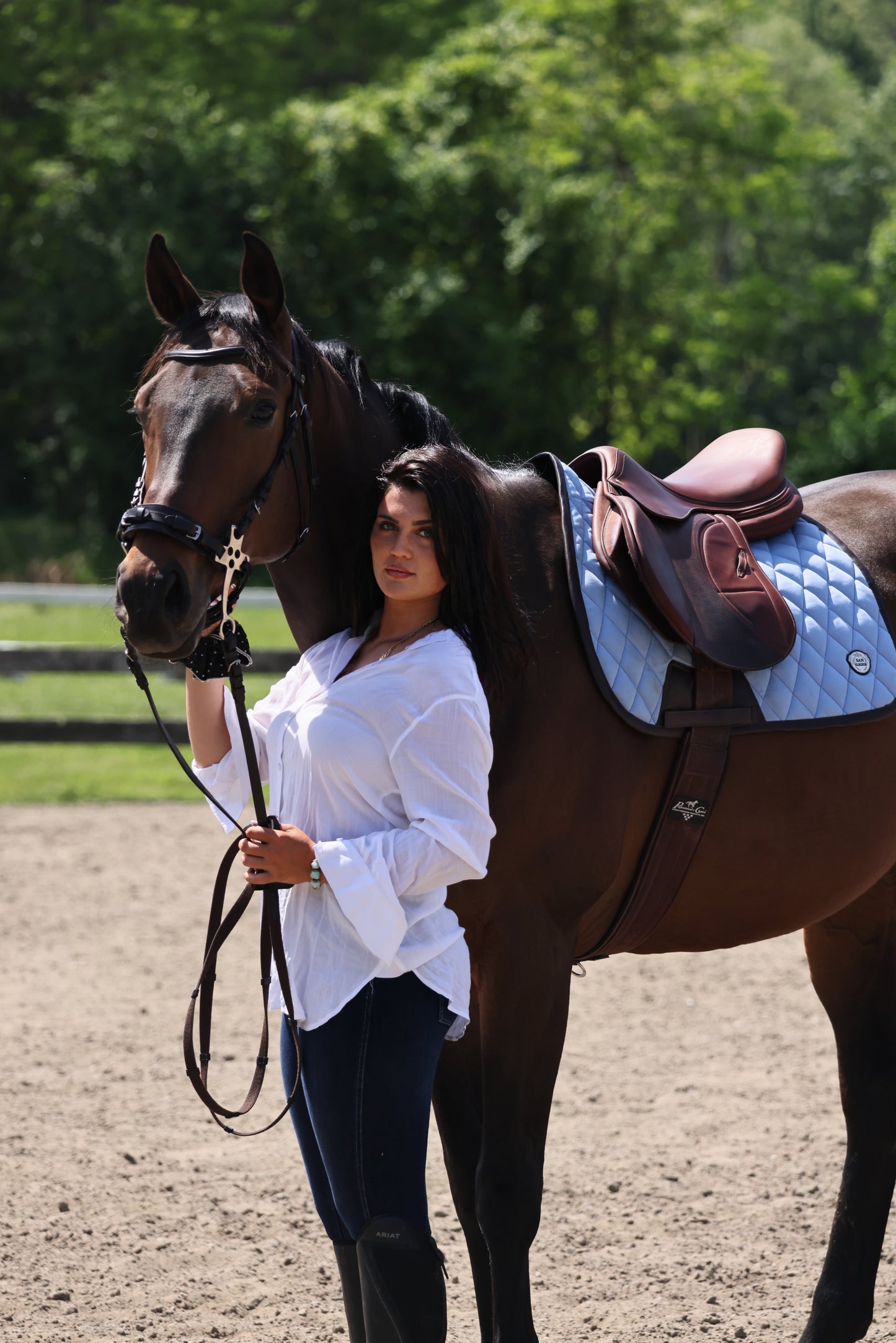 Jump Saddle Pad | Light Blue