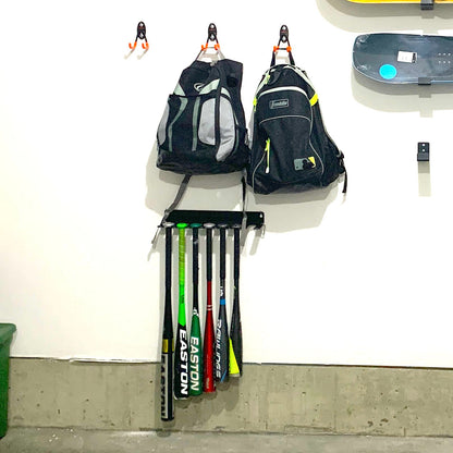 Dugout Heavy-Duty Baseball Rack | Holds 14 Bats