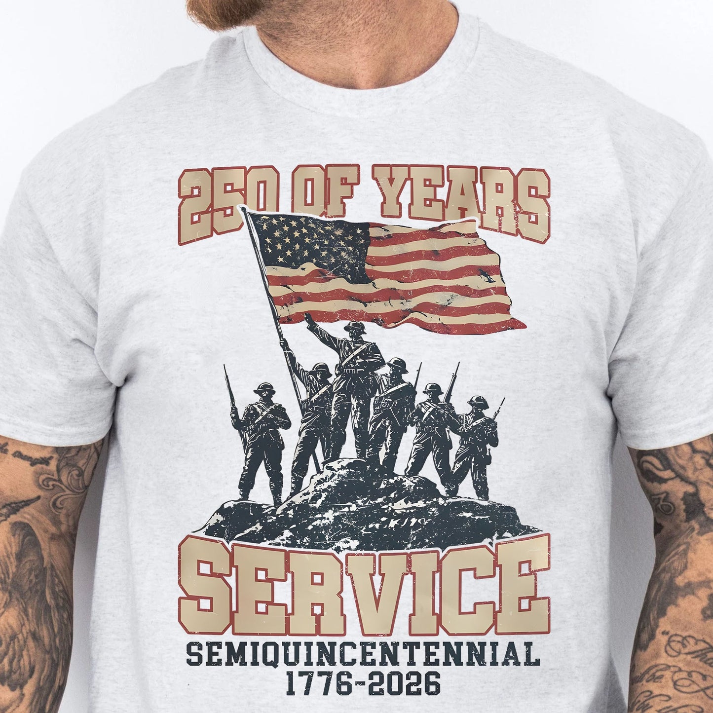 250 Years Of Service Shirt | Happy 250th Birthday USA Shirt | America 250th Anniversary Tee | Independence Day T-Shirt 682562