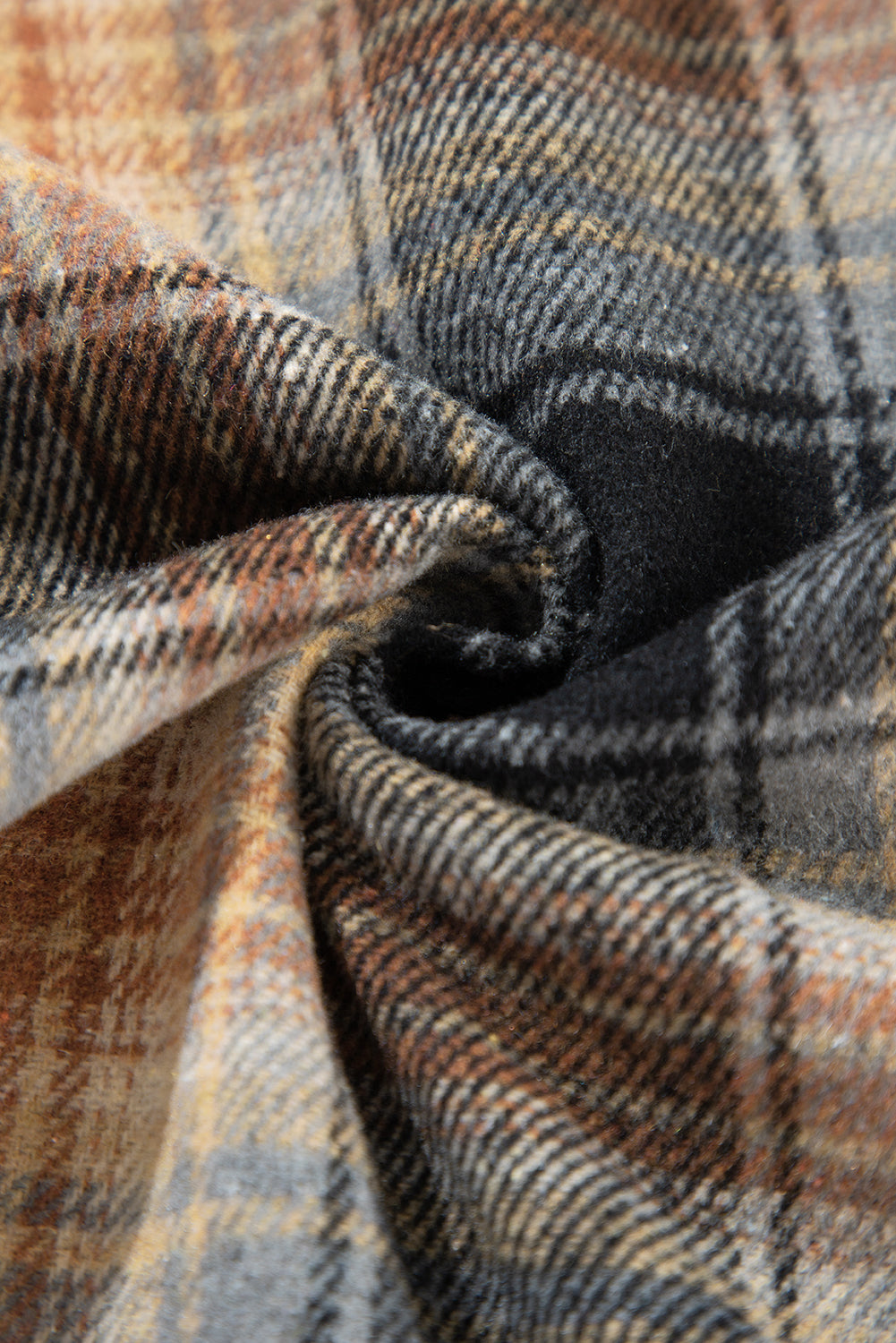 Everly Rounded Hem Plaid Shacket