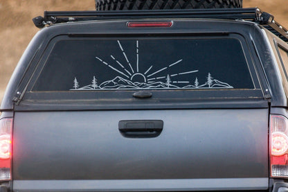Mountain Sunset Vinyl Decal | 303
