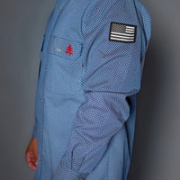 FR Pearl Snap Work Shirt - Conqueror Navy