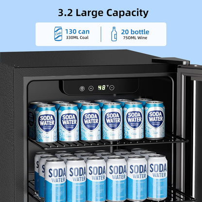 3.2 cu.ft  Wine Cooler/Cabinet Beverage Refrigerator W5899H