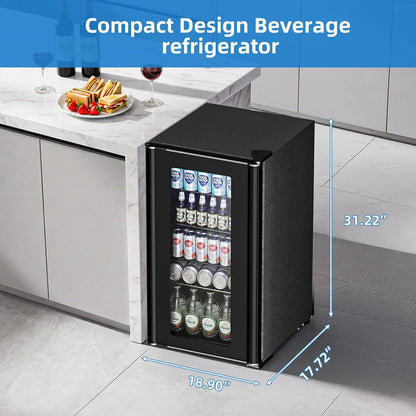 3.2 cu.ft  Wine Cooler/Cabinet Beverage Refrigerator W5899H