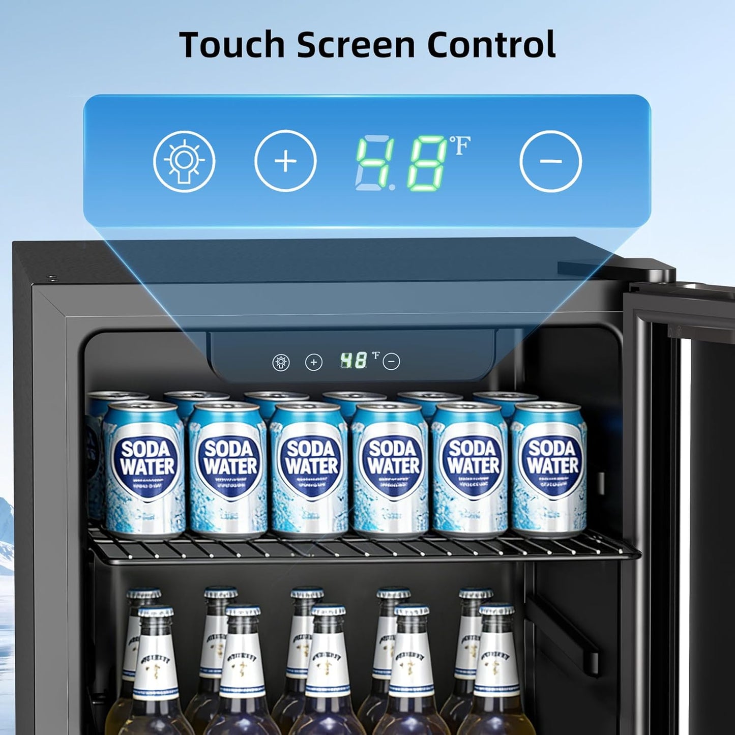 3.2 cu.ft  Wine Cooler/Cabinet Beverage Refrigerator W5899H
