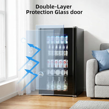 3.2 cu.ft  Wine Cooler/Cabinet Beverage Refrigerator W5899H