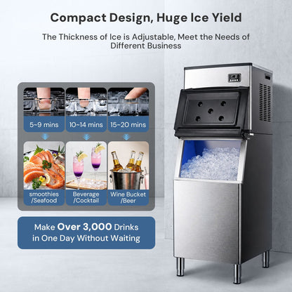 353LBS/24H Split Commercial Ice Maker Z58160