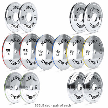 Calibrated Chrome Weight Plates (LBS)