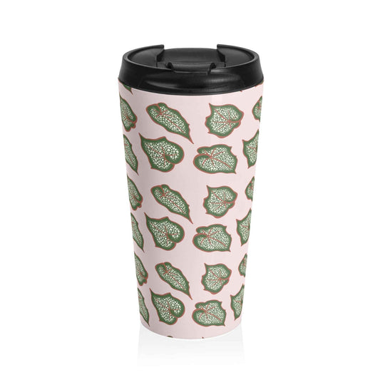 Begonia Pattern 15 oz Vacuum Insulated Stainless Steel Travel Tumbler